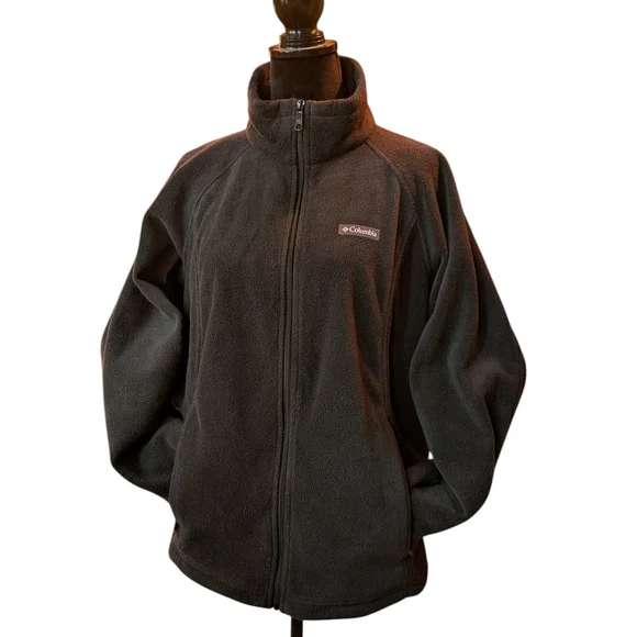 EUC Columbia Women's Black Fleece Jacket - Picture 2 of 6